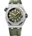 Audemars Piguet Royal Oak Offshore Diver 42mm 15720ST.OO.A052CA.01 in stainless steel with green dial