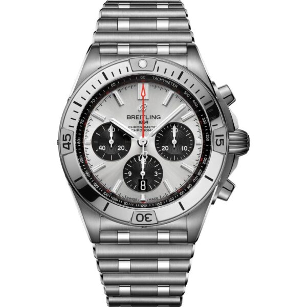 Breitling Chronomat B01 42 AB0134101G1A1 Stainless Steel Silver Dial