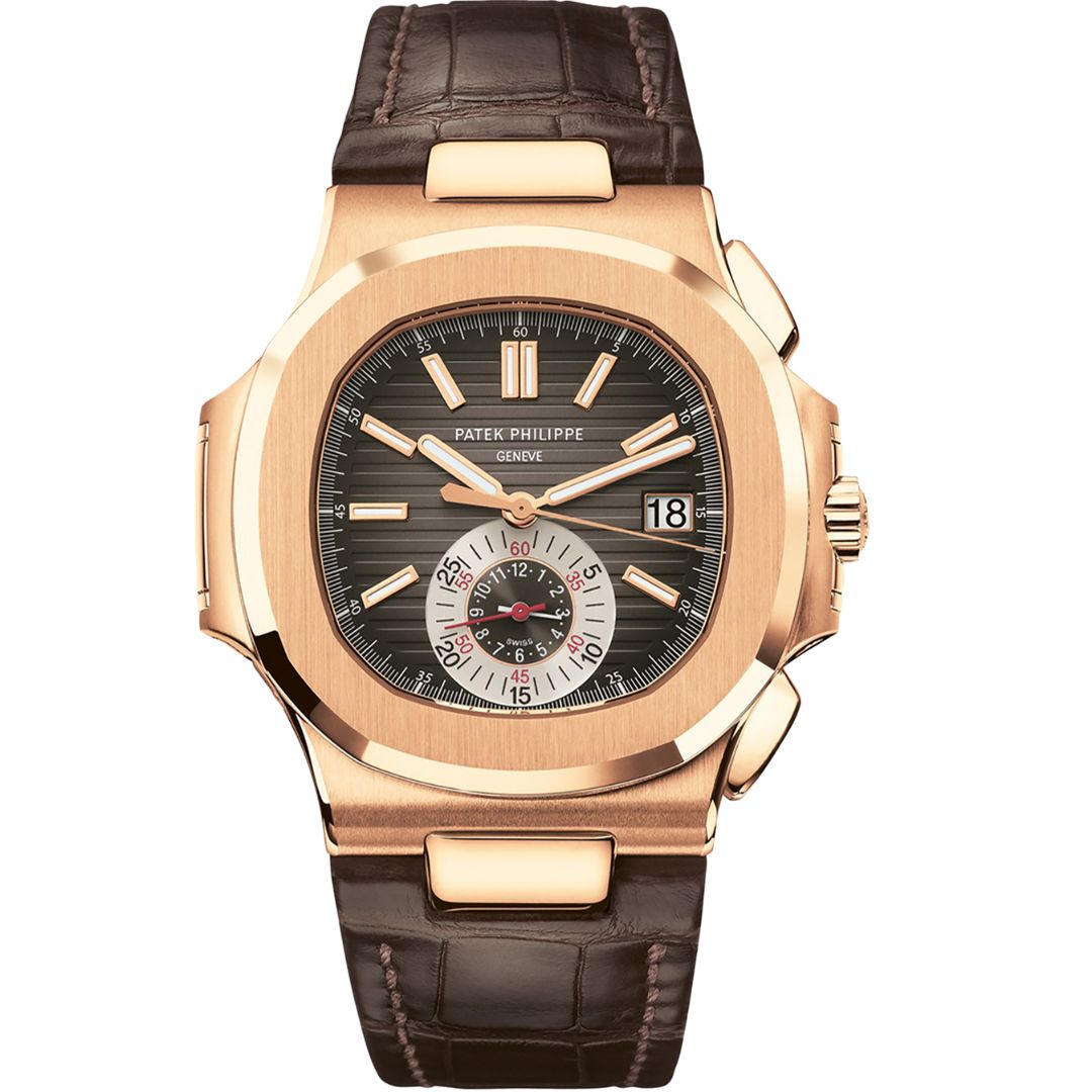 patek-philippe-nautilus-5980r-001_1 Patek Philippe Nautilus 5980R-001 Rose Gold Brown Dial - Image 1