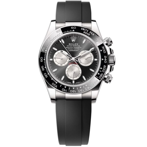 rolex-daytona-126519ln-0002_1 - The Watch Luxury Rolex Daytona 126519LN Baby Le Mans White Gold Black Dial